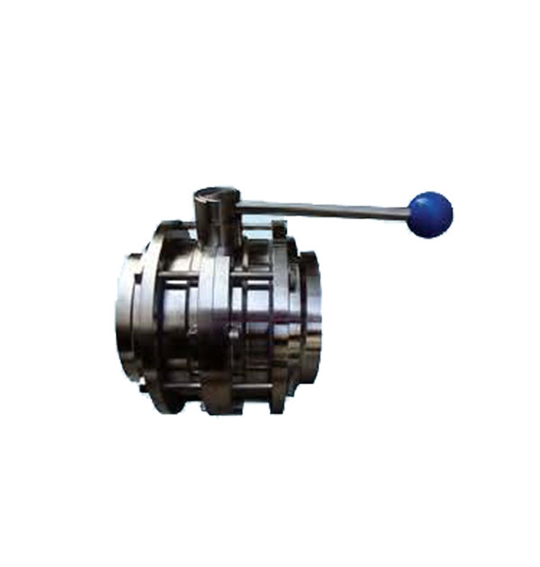 不锈钢三片蝶阀